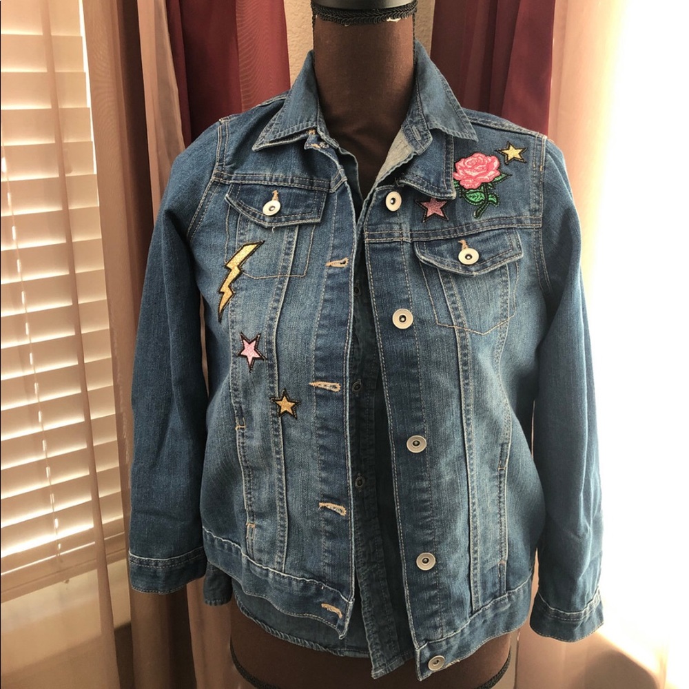 Children’s Place Blue Jean Jacket 10/12